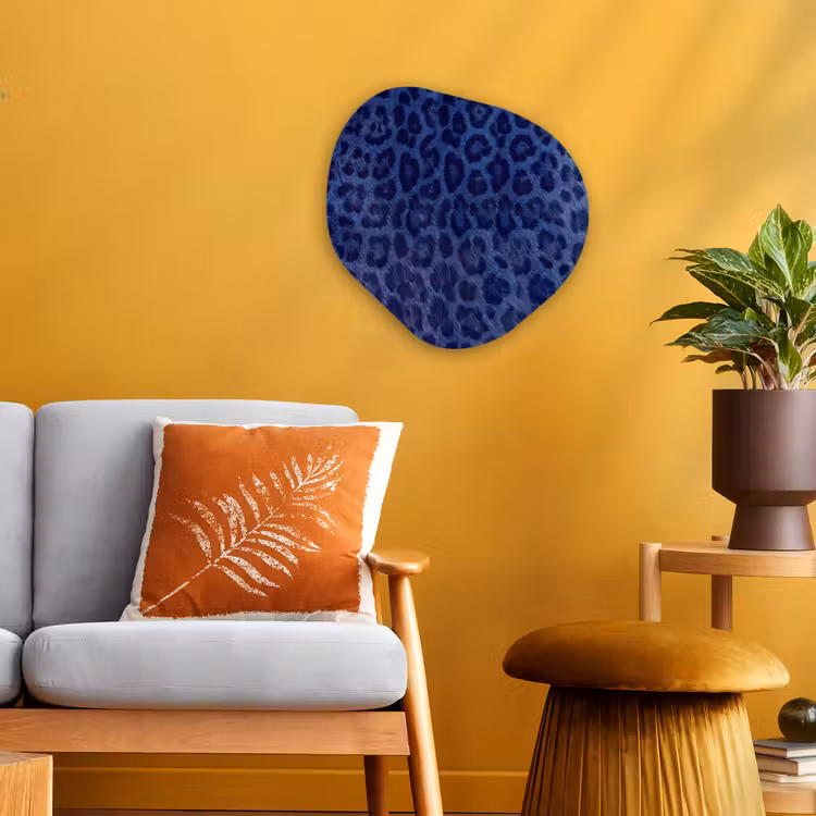 Organisch schilderij - Forex - Patroon - Blauw - Abstract — 3
