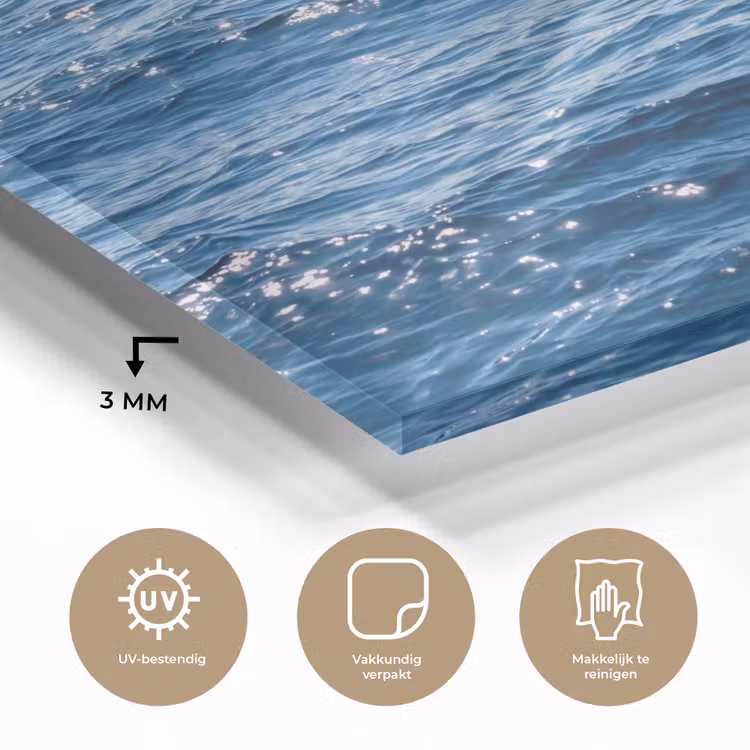 Glas schilderij - Water - Oppervlak - Natuur — 3