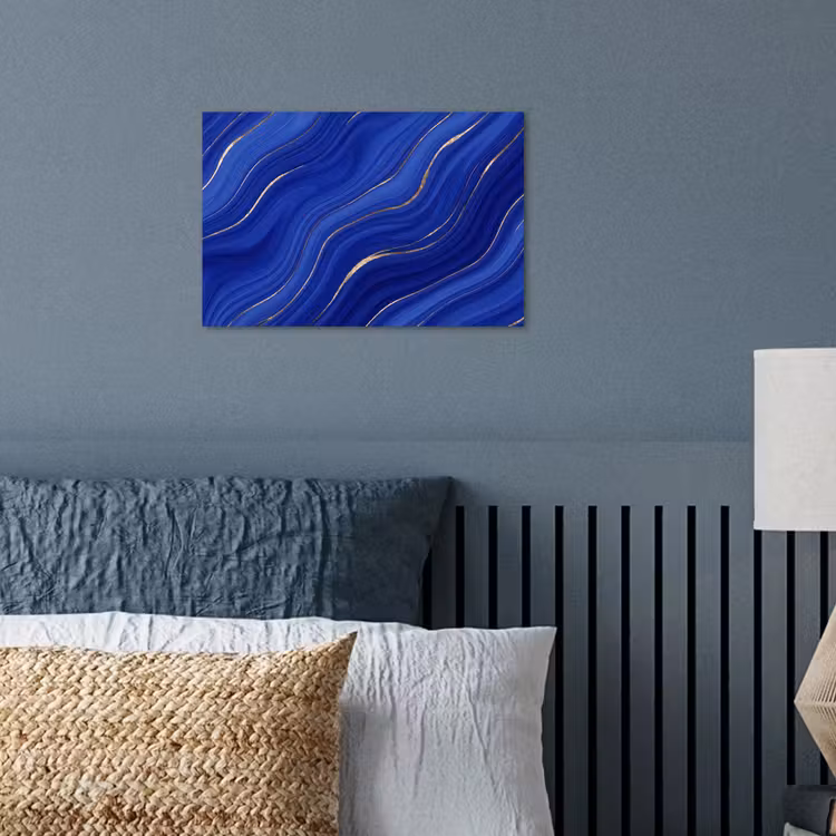 Poster - Abstract - Lijnen - Blauw — 3