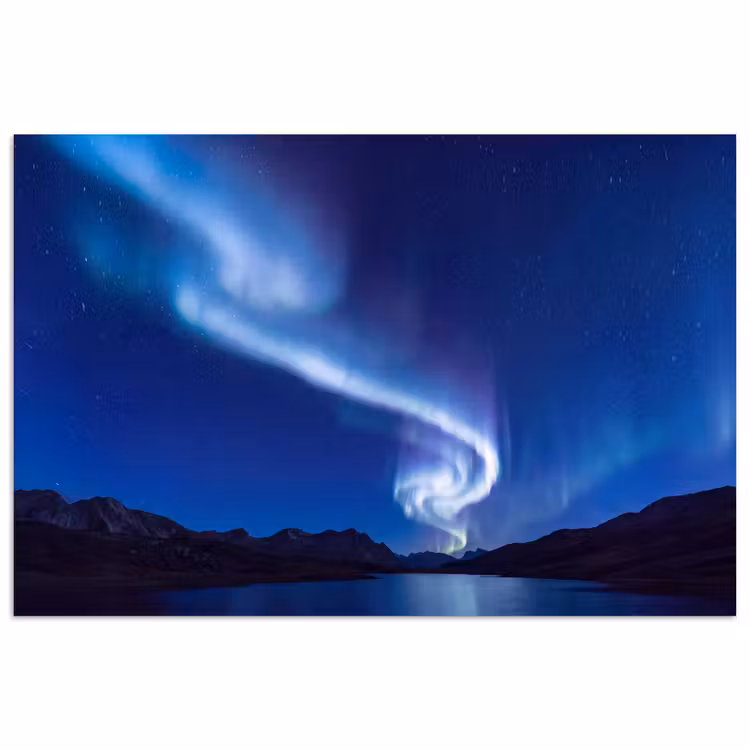 Poster - Noorderlicht - Bergen - Natuur — 1