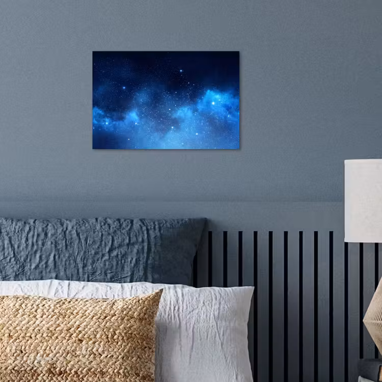 Poster - Sterrenhemel - Nevels - Blauw — 3