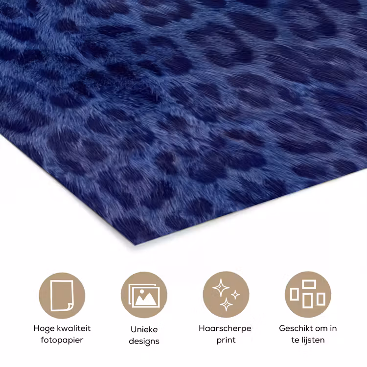 Poster - Patroon - Blauw - Abstract — 5