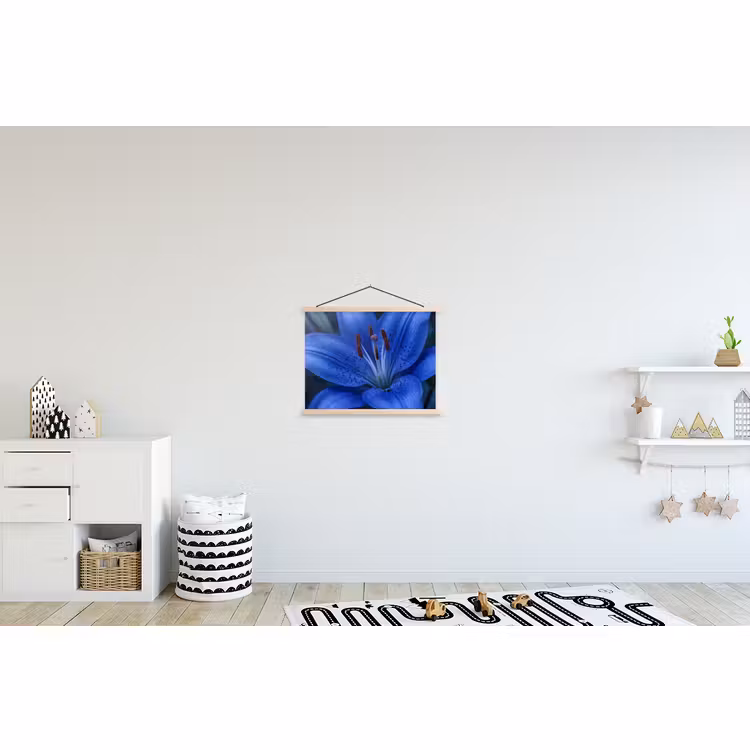 Schoolplaat - Blauwe bloem - Natuur — 3