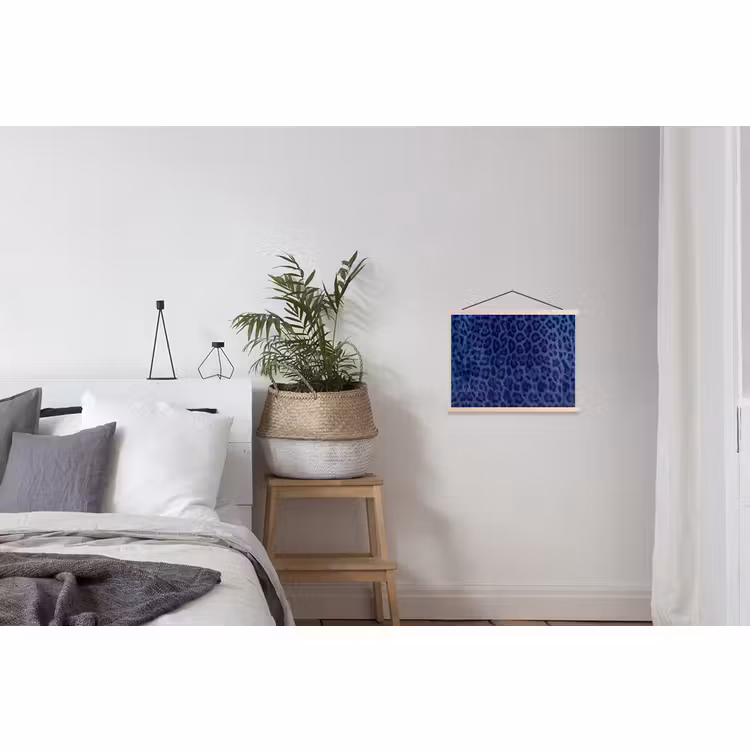 Schoolplaat - Patroon - Blauw - Abstract — 2