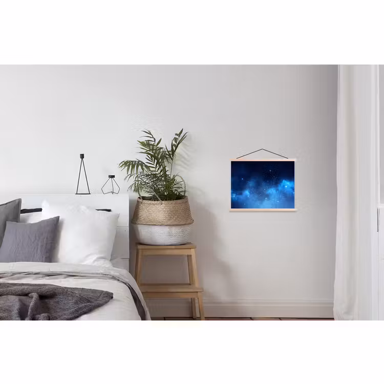 Schoolplaat - Sterrenhemel - Nevels - Blauw — 2