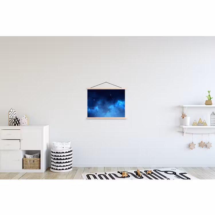 Schoolplaat - Sterrenhemel - Nevels - Blauw — 3