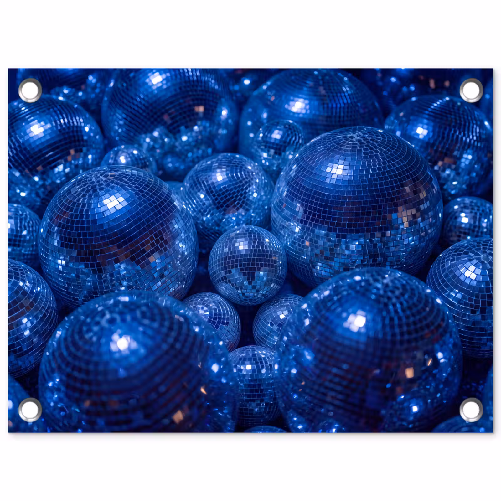 Tuinposter - Discobal - Feest - Blauw — 1