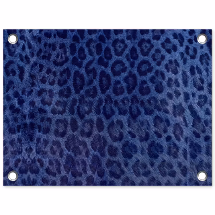 Tuinposter - Patroon - Blauw - Abstract — 1
