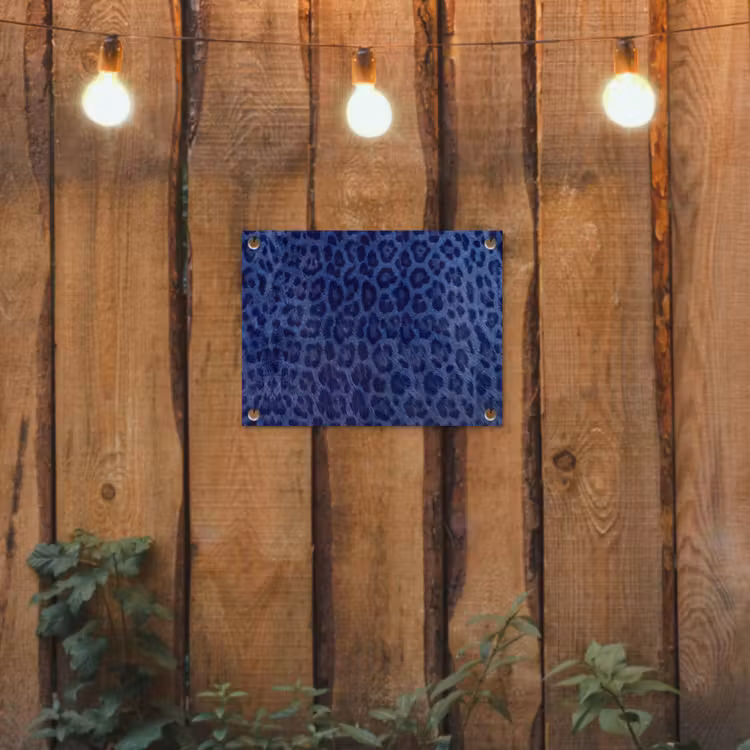 Tuinposter - Patroon - Blauw - Abstract — 2