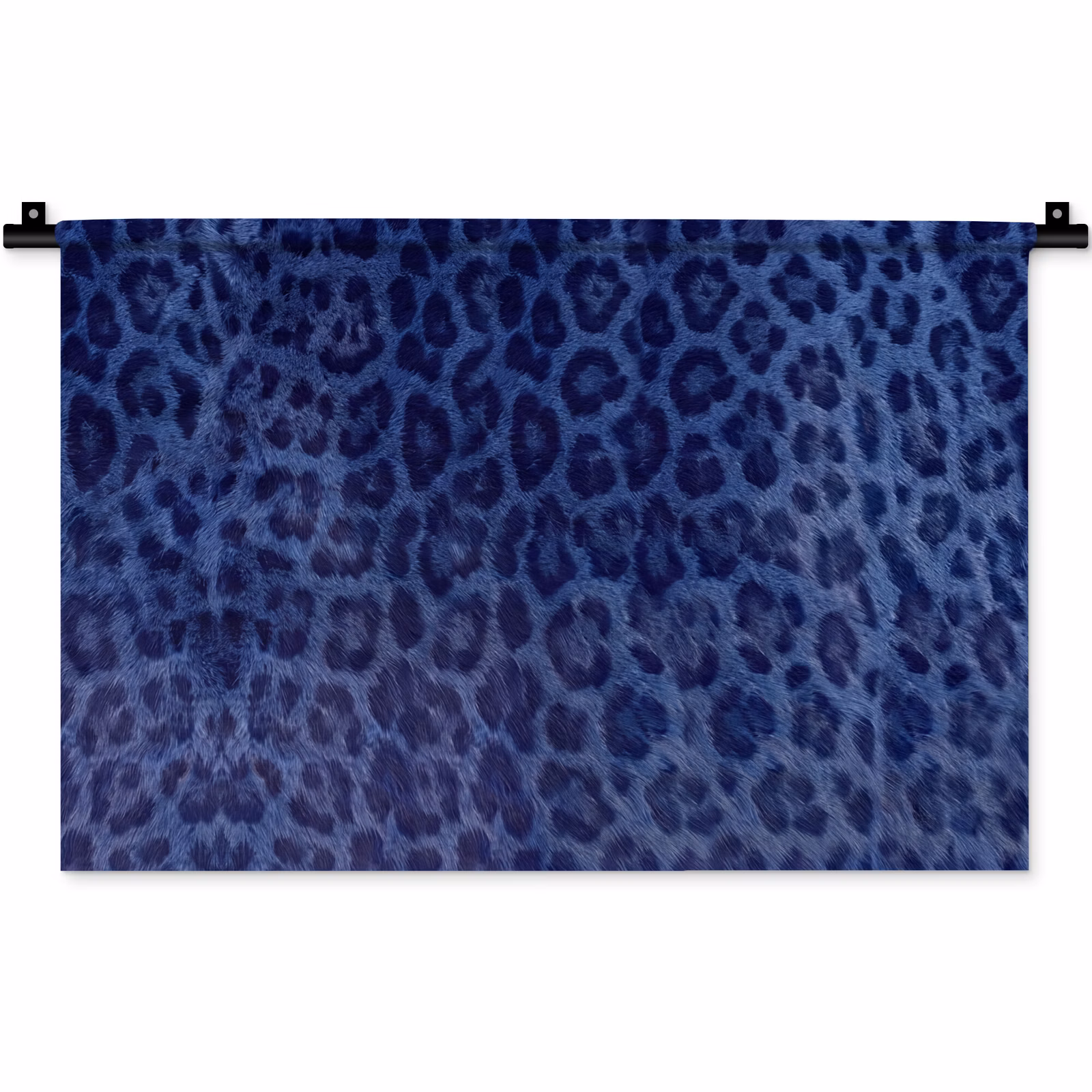 Wandkleed - Patroon - Blauw - Abstract — 1