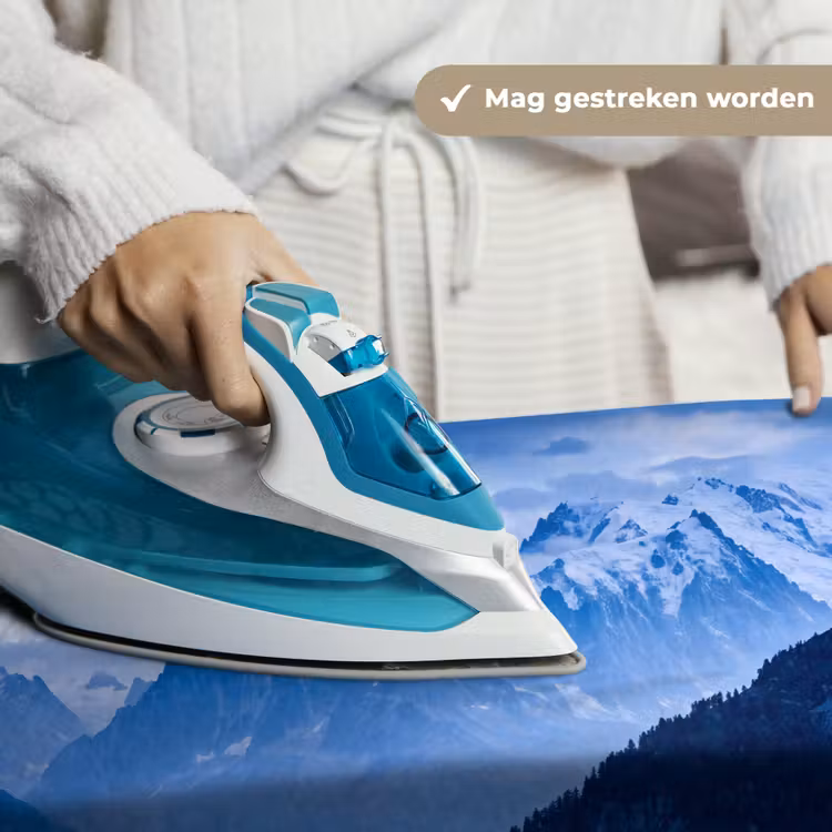 Wandkleed - Bergen - Sneeuw - Blauw — 6