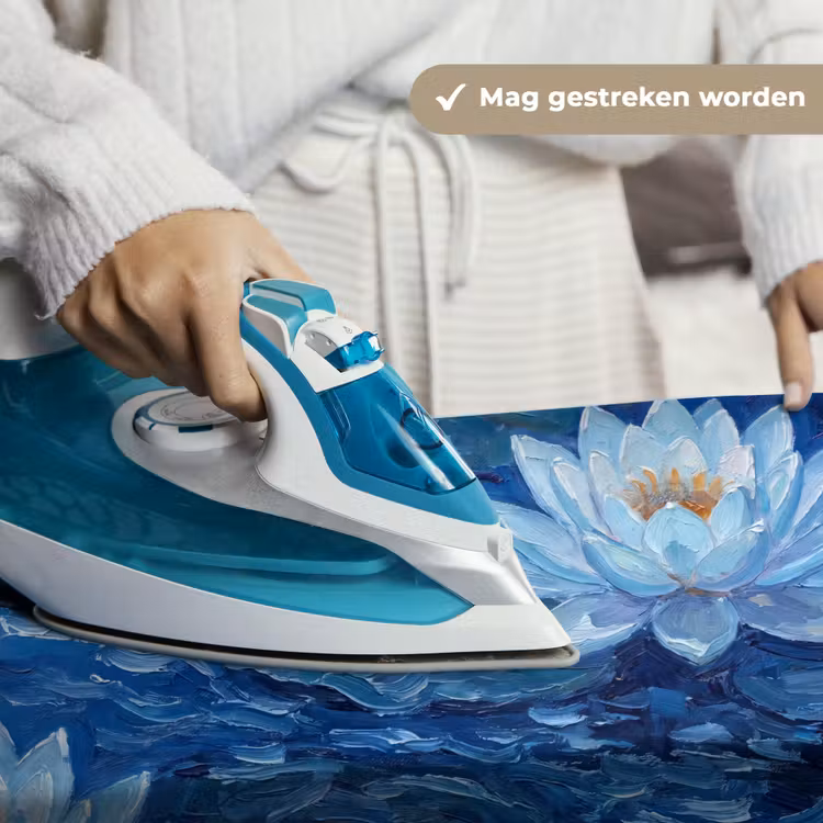 Wandkleed - Bloemen - Water - Blauw — 6