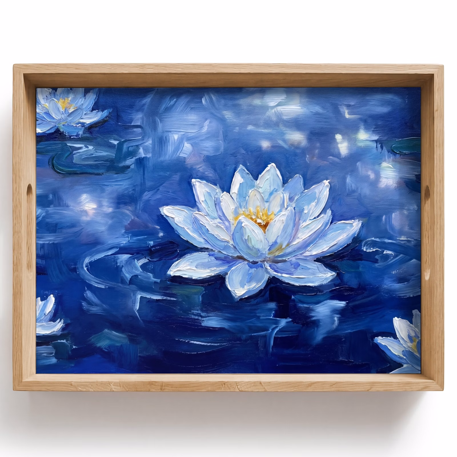 Dienblad - Blauwe waterlelie - Water — 1