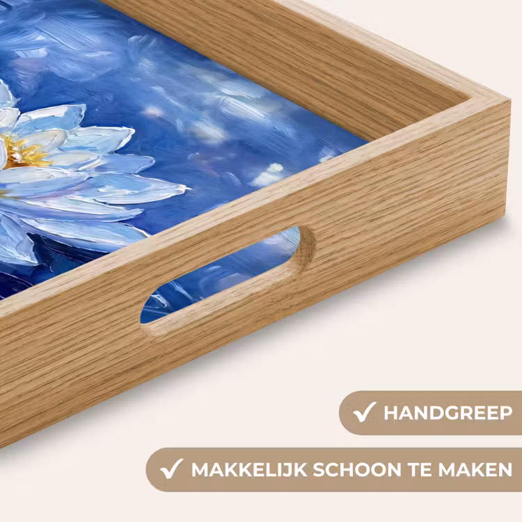 Dienblad - Blauwe waterlelie - Water — 5