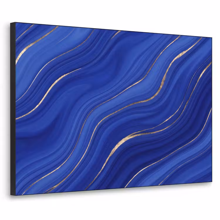 Art Frame - Abstract - Lijnen - Blauw — 1