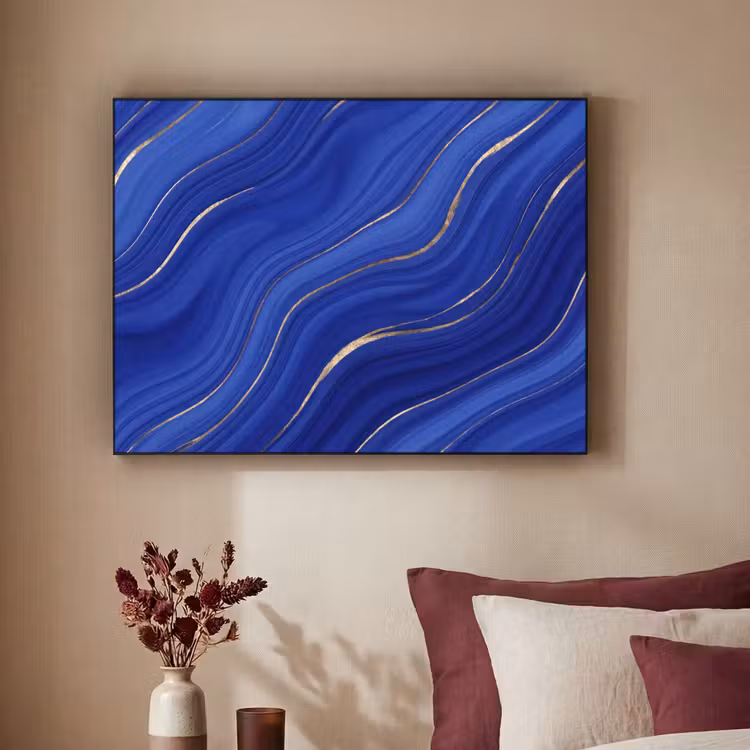 Art Frame - Abstract - Lijnen - Blauw — 3