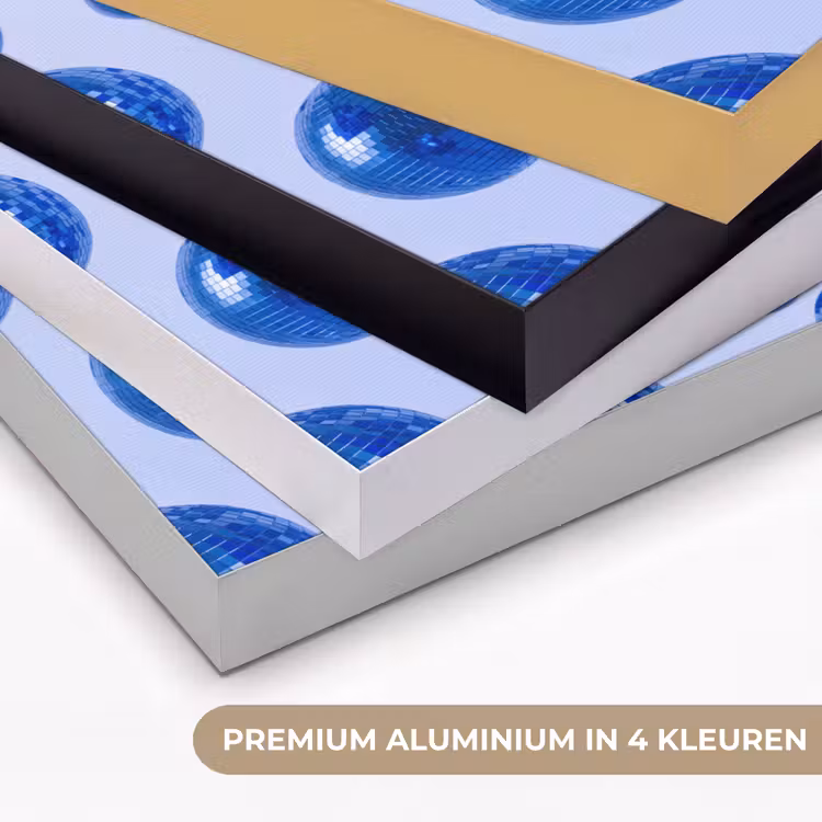 Art Frame - Blauwe disco bal — 2