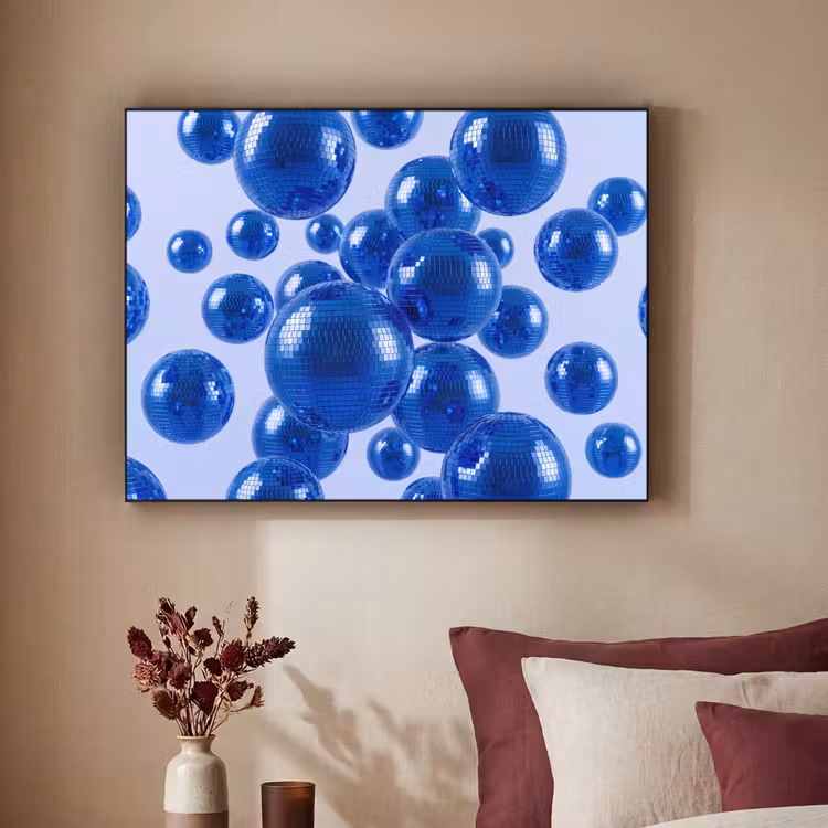 Art Frame - Blauwe disco bal — 3