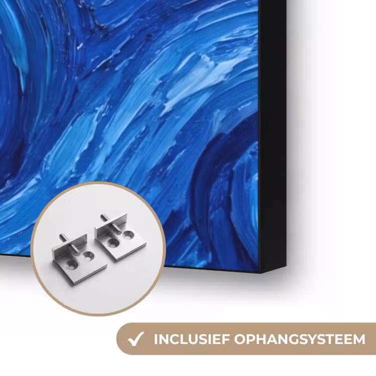 Art Frame - Wervelingen - Blauw - Modern — 6