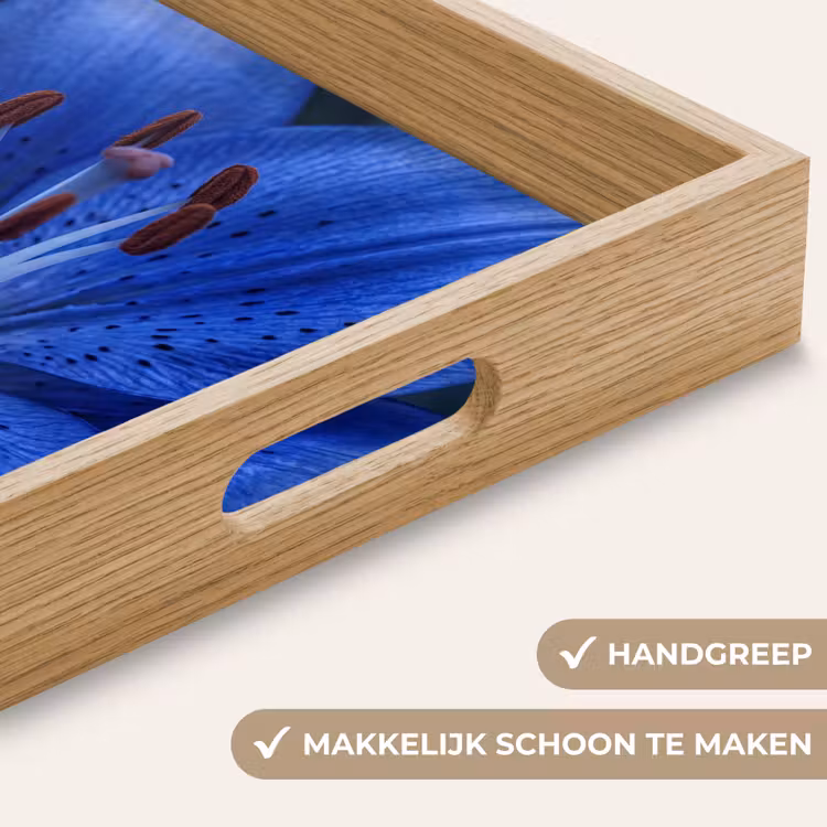 Dienblad - Blauwe bloem - Natuur — 5