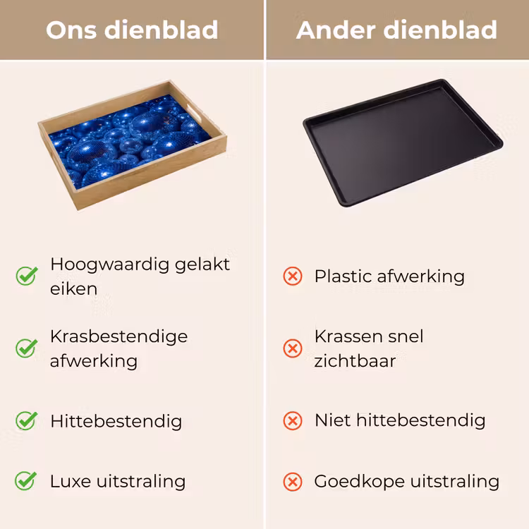 Dienblad - Discobal - Feest - Blauw — 3
