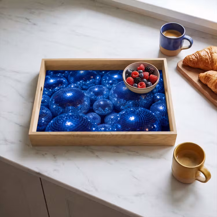 Dienblad - Discobal - Feest - Blauw — 4