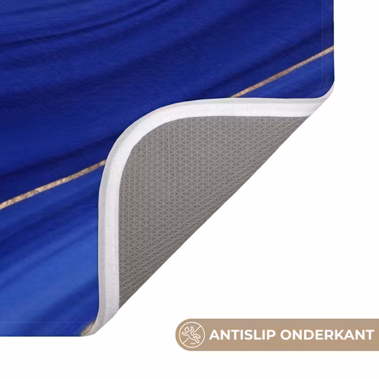 Wc Mat - Abstract - Lijnen - Blauw — 4