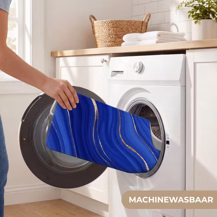 Wc Mat - Abstract - Lijnen - Blauw — 6