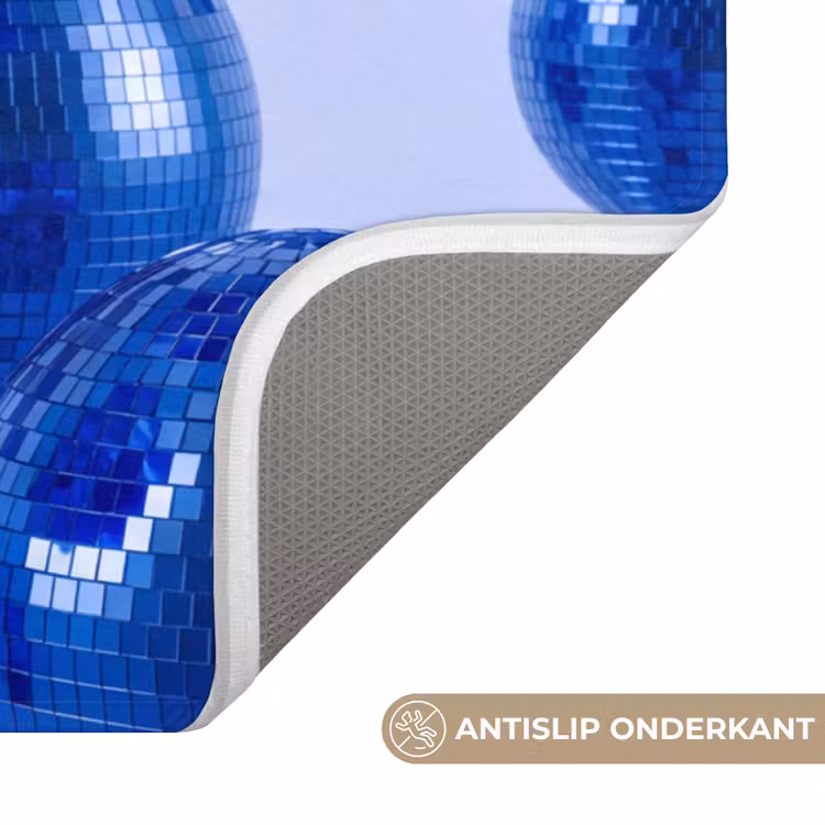 Wc Mat - Blauwe disco bal — 4