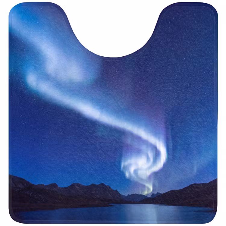 Wc Mat - Noorderlicht - Bergen - Natuur — 1