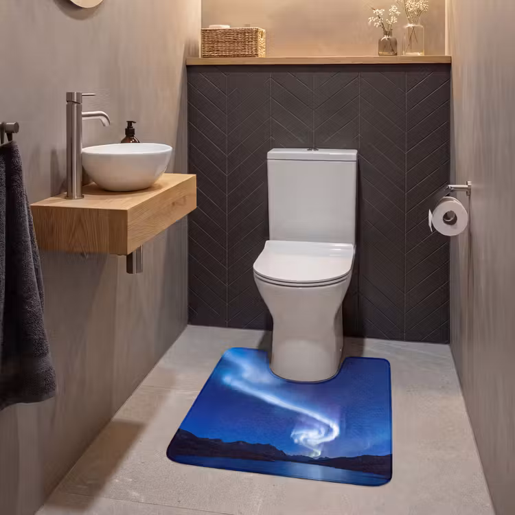 Wc Mat - Noorderlicht - Bergen - Natuur — 2