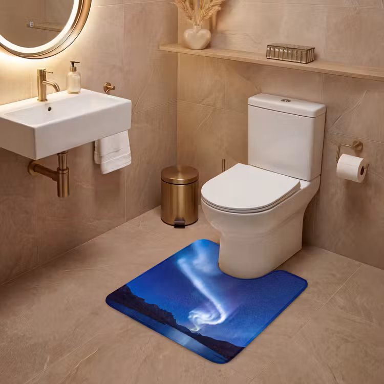 Wc Mat - Noorderlicht - Bergen - Natuur — 3