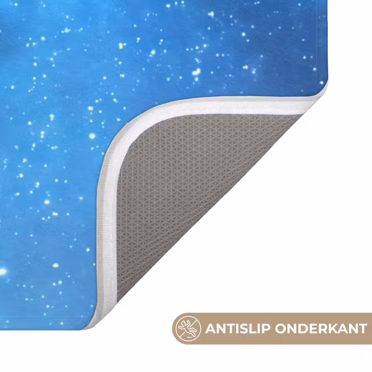 Wc Mat - Sterrenhemel - Nevels - Blauw — 4