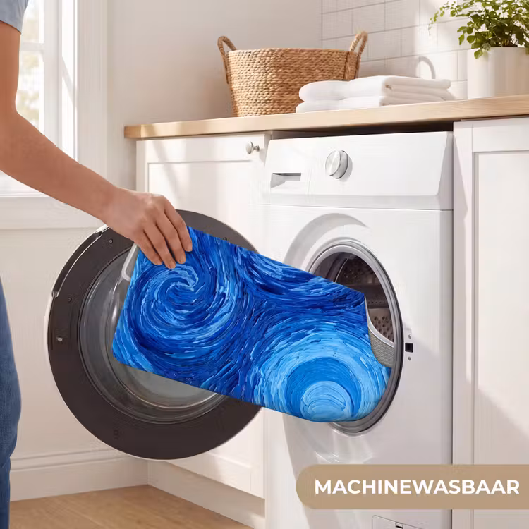 Wc Mat - Wervelingen - Blauw - Modern — 6