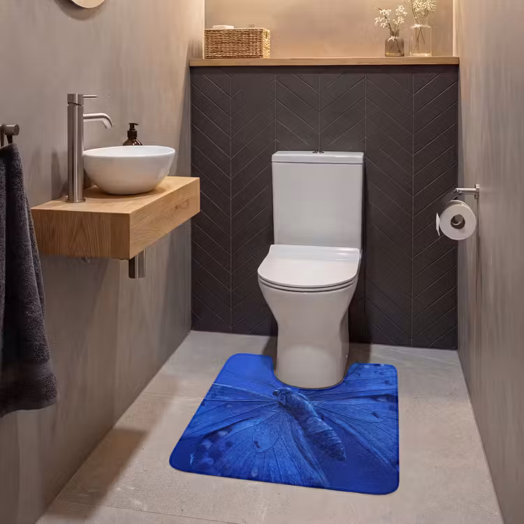 Wc Mat - Blauwe vlinder - Insect — 2