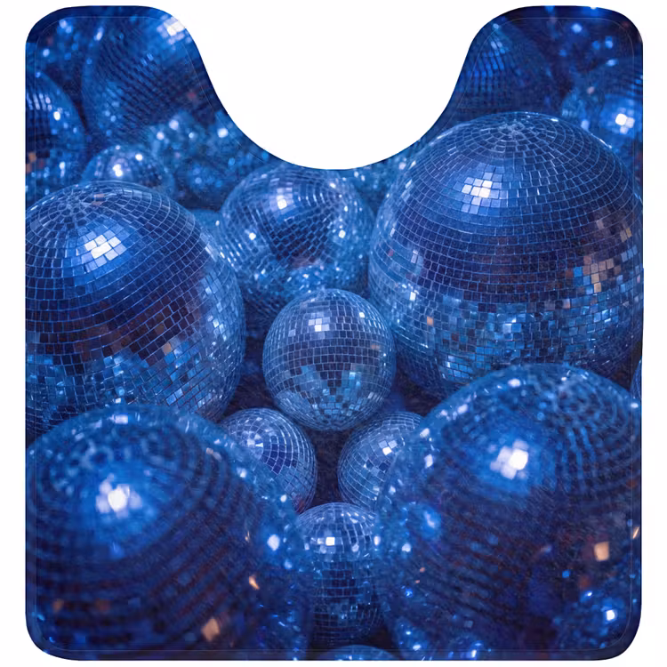 Wc Mat - Discobal - Feest - Blauw — 1