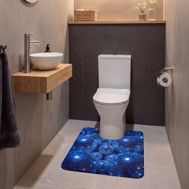 Wc Mat - Discobal - Feest - Blauw — 2