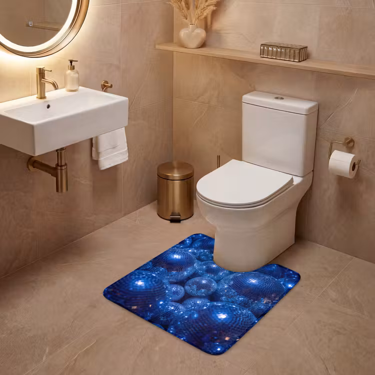 Wc Mat - Discobal - Feest - Blauw — 3