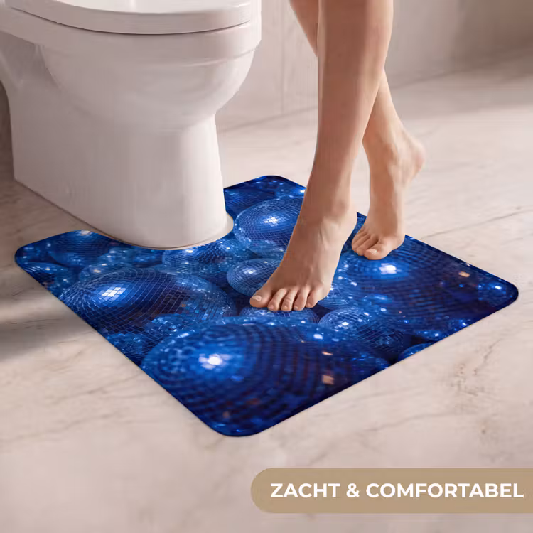 Wc Mat - Discobal - Feest - Blauw — 5