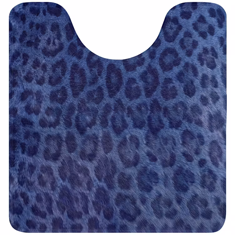 Wc Mat - Patroon - Blauw - Abstract — 1