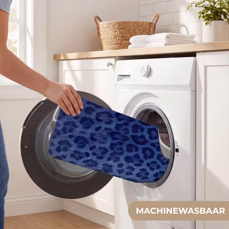 Wc Mat - Patroon - Blauw - Abstract — 6