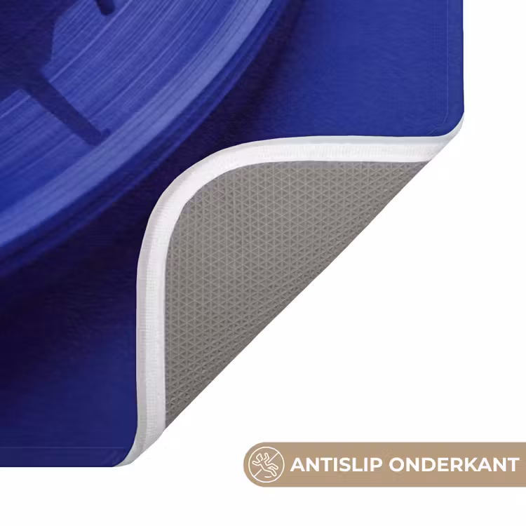 Wc Mat - Platenspeler - Vinyl - Blauw — 4