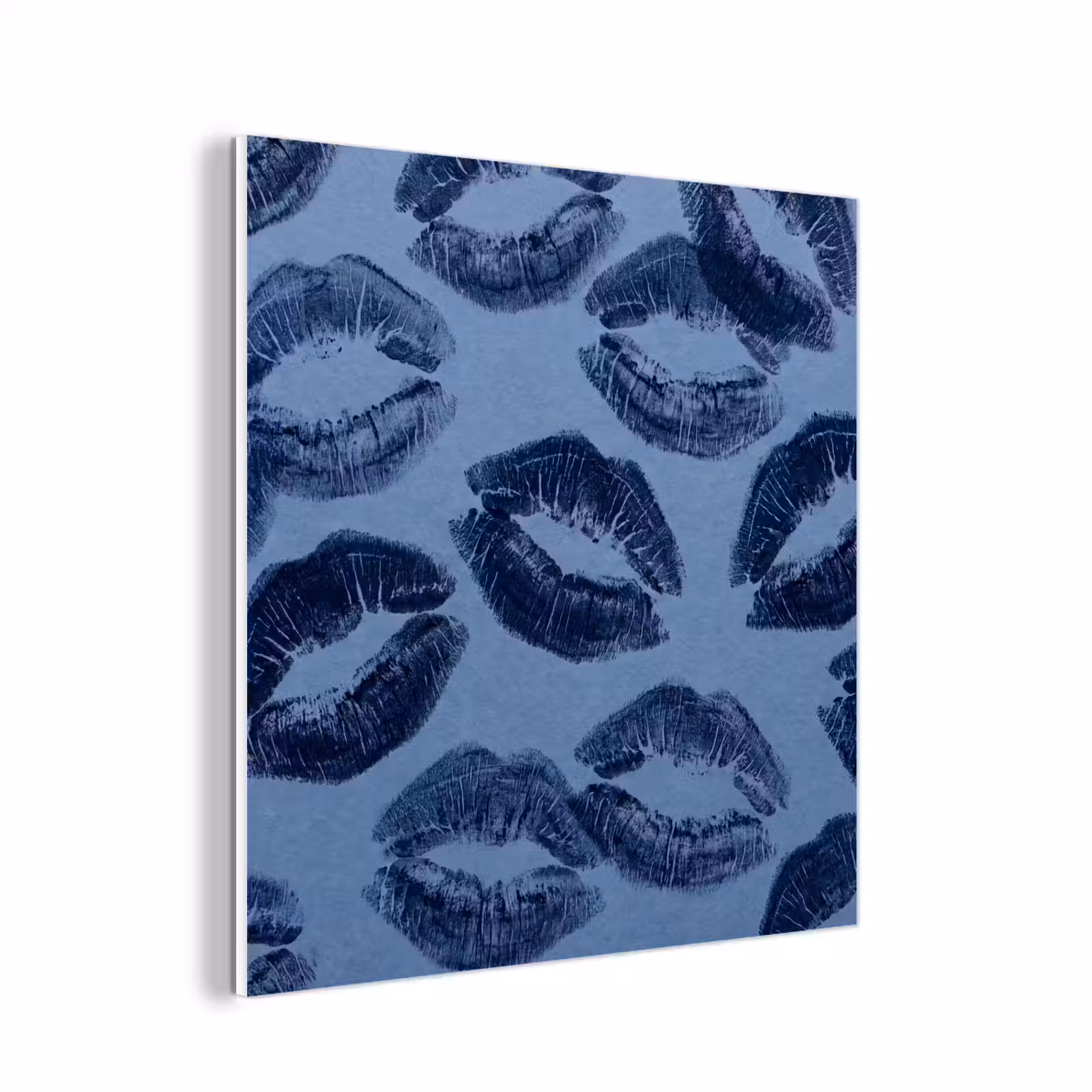 Forex - Lippen - Patroon - Blauw — 1