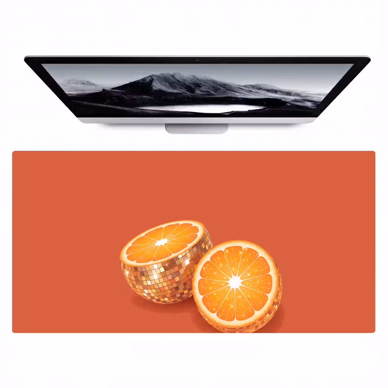 Bureau onderlegger - Fruit - Disco - Goud — 1