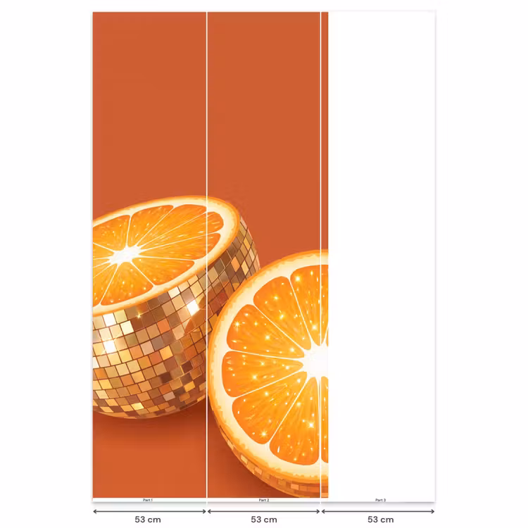 Behang - Fruit - Disco - Goud β 6