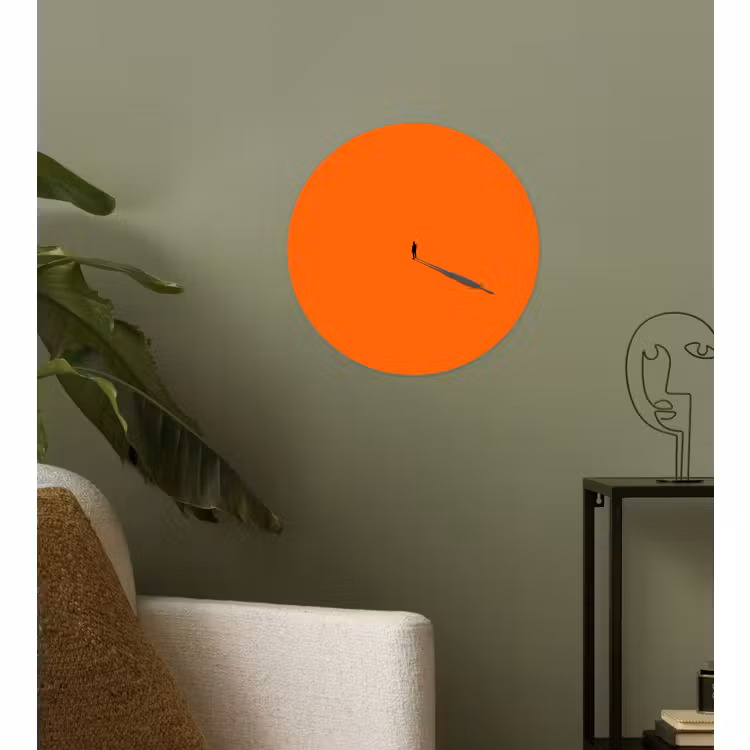 Behangcirkel - Persoon - Schaduw - Oranje — 3