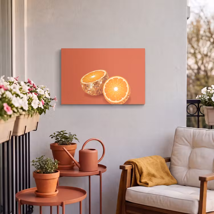 Buiten canvas - Fruit - Disco - Goud — 3
