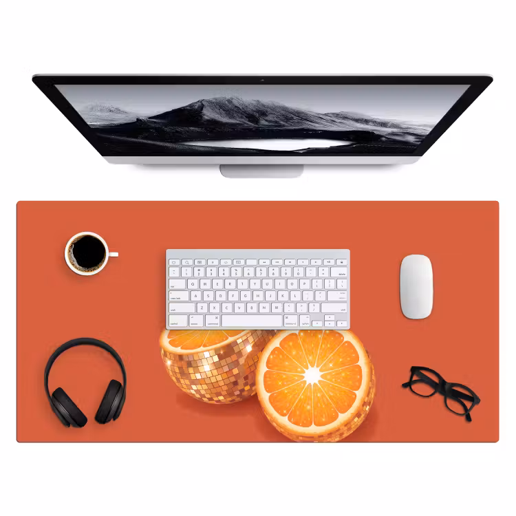 Bureau onderlegger - Fruit - Disco - Goud — 4