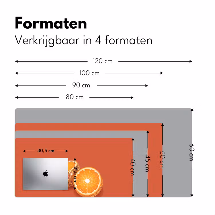 Bureau onderlegger - Fruit - Disco - Goud — 8