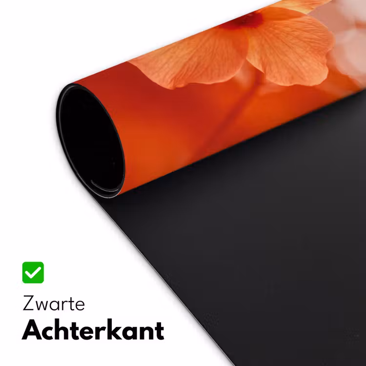 Bureau onderlegger - Oranje bloem - Macro — 5
